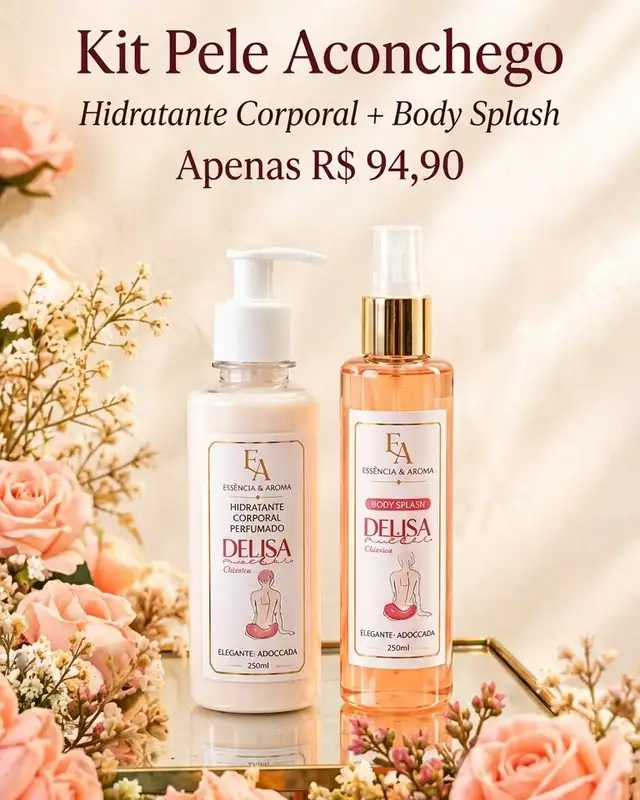 Kit Pele Aconchego, da Essência & Aroma
