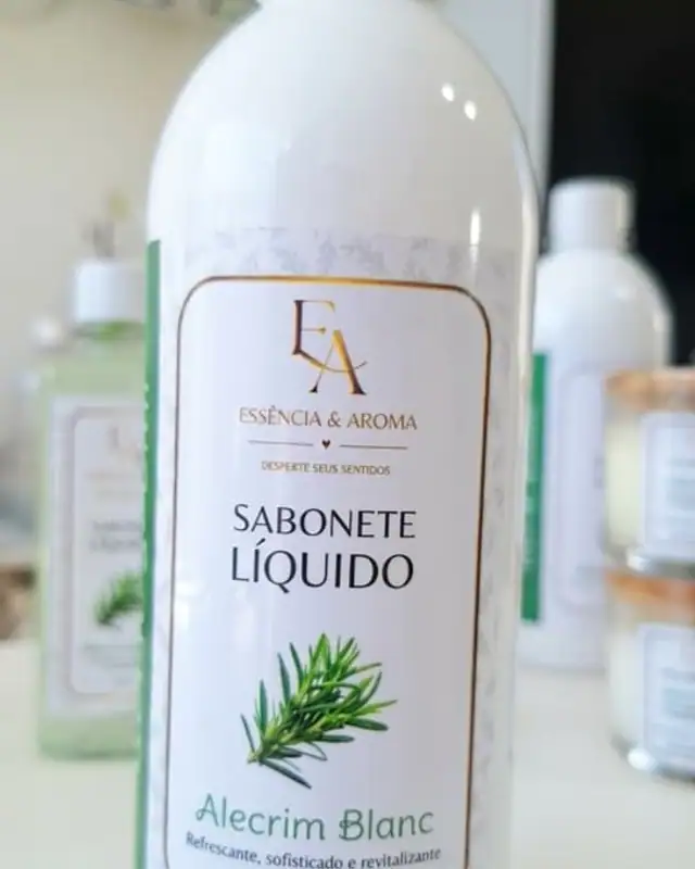Sabonete líquido refil 500 ml, da Essência & Aroma