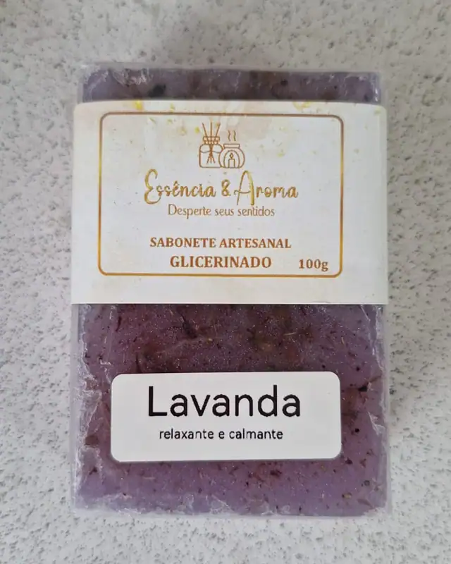 Sabonete de lavanda, da Essência & Aroma